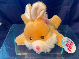Fuzzy Friends Easter Bunny Rabbit Laying Stuffed Animal Toy Plush 9" Brown Tan - Picture 1 of 6