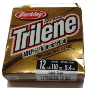 Fishing Line Berkley Trilene 100% Fluorocarbon 12lbs 110yrd (Clear) #1135073