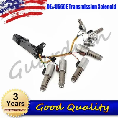U660E Transmission Solenoid Kit with Harness Set For LEXUS ES350 RX350 TOYOTA - Image 1 of 4