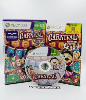 Carnival Games in Action | Kinect | Xbox 360 Game Complete with Manual - Image 1 of 4