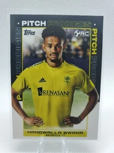 2021 Topps MLS Handwalla Bwana Pitch Prodigies Rookie Card Nashville FC - Picture 1 of 2