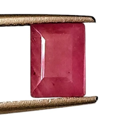 2.05 CARAT RUBY FACETED BAGUETTE SHAPE UNHEATED NATURAL GENUINE LOOSE GEMSTONE - Image 1 of 4