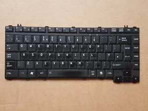 Toshiba Satellite KEYBOARD UK QWERTY NSK-TAE0U 9J.N9082.E0U V000130390 - Picture 1 of 3