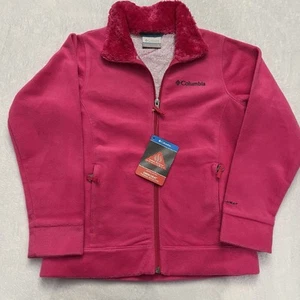 NWT Columbia Omni-Heat Thermal Jacket Fairchild Ridge Fleece Youth Pink S 7/8 - Picture 1 of 14
