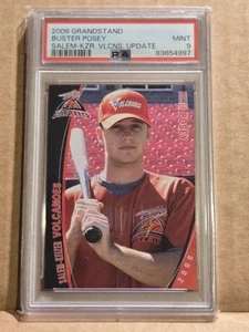 2008 Tribüne Buster Posey PSA 9 Mint RC Salem Keizer Volcanoes Update - Bild 1 von 2