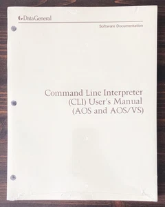 Data General DG - Manual de usuario de CLI (AOS y AOS/VS) - Sellado de fábrica - Imagen 1 de 2