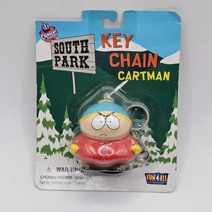Vintage South Park Rare Eric Cartman Key Ring Keychain - 1998 BNIP - Foto 1 di 2
