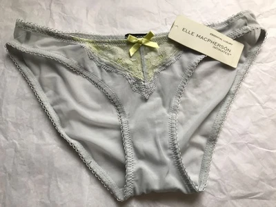 Elle Macpherson briefs semi sheer lace uk SMALL NEW - Image 1 of 4