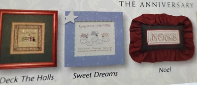 JBW 6 DESIGNS The Anniversary Collections Counted Cross Stitch- Designer Signed - Image 1 of 4