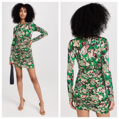 A.L.C. Vestido Kiki en Esmeralda Multi XS NUEVO CON ETIQUETAS Foto 1 de 4