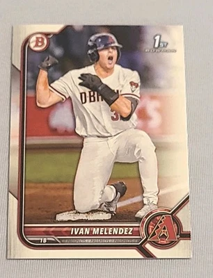 2022 Bowman Draft #BD-29 Ivan Melendez Arizona Diamondbacks                    - Image 1 of 2