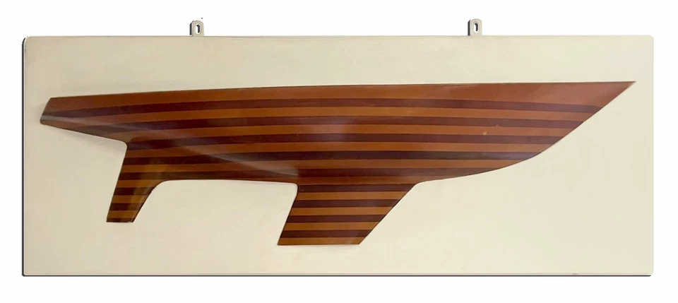 BARCA A VELA - SCAFO - MODELLINO ARTIGIANALE - cm 110 - H 41 - Immagine 1 di 3