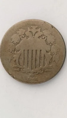 Escudo de níquel de Estados Unidos 1866, rayos (#2) Foto 1 de 2