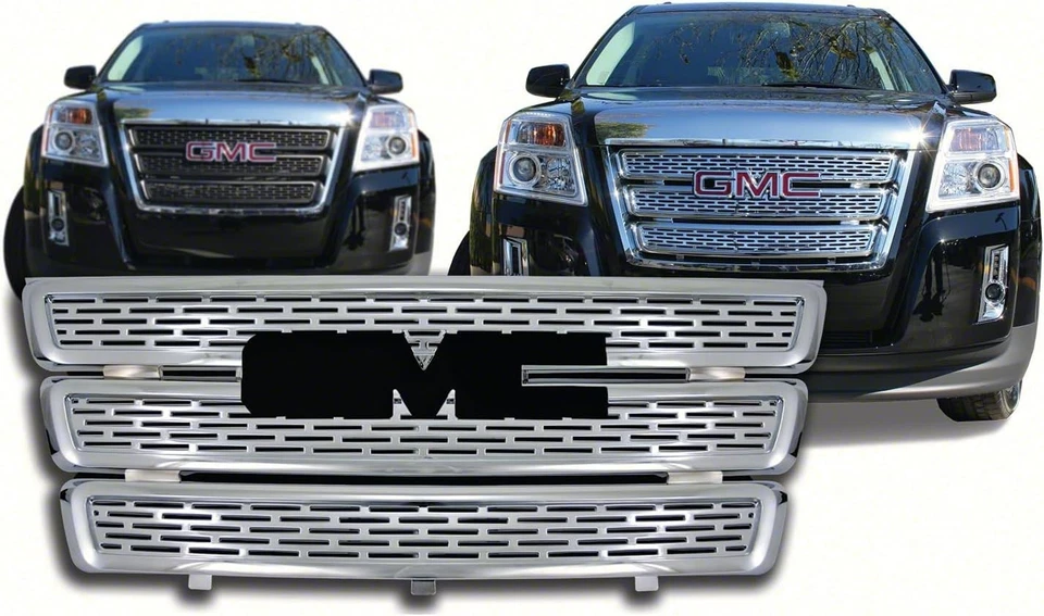 GMC Terrain SLE/SLT 2010-2015 inserto de rejilla de plástico cromado CCI # GI/87 NUEVO Foto 1 de 2