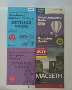 GCSE (9-1) Revision Books Bundle: Combined Science, Maths, Comp.Science, Macbeth - Picture 1 of 10