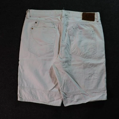 Y2K/2000s AKOO HOLGADO GRUNGE CREMALLERA BLANCO SKATER JORTS W36 Foto 1 de 4