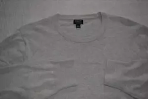 47307-a J.Crew Suéter Pulóver Cuello Redondo Gris Algodón Talla Grande Para Hombre - Imagen 1 de 7