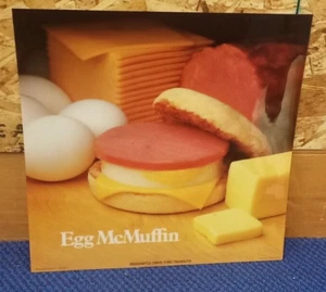 MCDONALDS PROMOTIONAL TRANSLIGHT POP POINT OF PURCHASE - Egg McMuffin - Picture 1 of 1