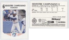 1989 Toronto Blue Jays Fire Safety Silvestre Campusano #6