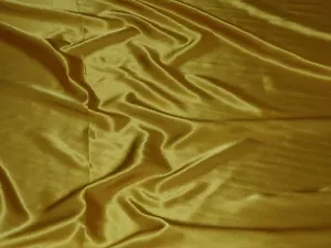 Satinado Charmeuse AMARILLO liso 60" de ancho / Se vende por yarda - Imagen 1 de 1
