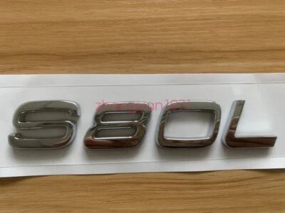 Хромированный «S80L» номер буквы задний багажник эмблема 3D значок для 14-20 Volvo S80L - Изображение 1 из 4