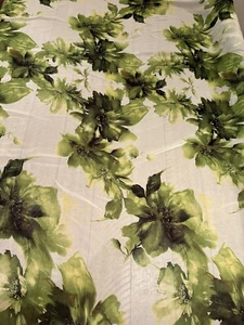 print charmuz polyester with the floral green 60" width - Picture 1 of 7
