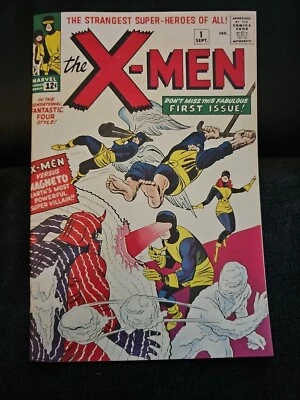 X-Men #1 ORIG-ART Facsimile Cover VINTAGE Reprint Interiors  - Image 1 of 3