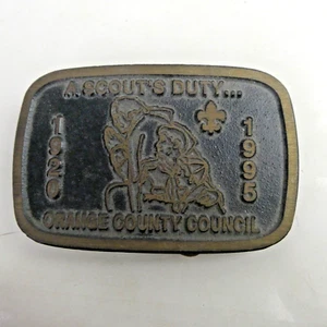 Hebilla de cinturón Dyna 75 aniversario del Consejo del Condado de Orange BSA Boy Scouts of America - Imagen 1 de 7