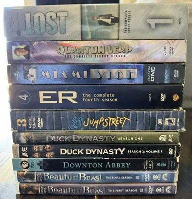 DVD TV Series Bundle. Lost, Quantum Leap, Miami Vice, ER, 21 Jumpstreet, More - Image 1 of 4