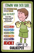 Kick! Magazine - Football Heroes Card (2008) Edwin van der Sar