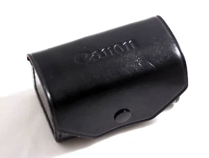 CANON F-1 CAMERA SPEED FINDER BLACK LEATHER CASE - Imagen 1 de 4