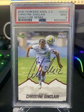 2020 Parkside NWSL Christine Sinclair Signature Series /100 Graded PSA MINT 9