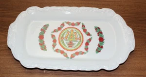 Portmeirion Spirit Of Christmas 1983 Susan Williams Ellis 10.75"x5.75" platter - Picture 1 of 7