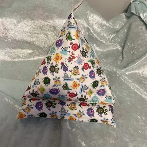 Handmade Funny Monsters Fabric Ipad Tablet Kindle Bean bag Lap Cushion Stand *** - Picture 1 of 6