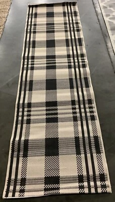 BLACK / BONE 2'-3" x 8'-0" Damaged Rug, Reduced Price 1172675954 CY6201-216-28 - Image 1 of 4