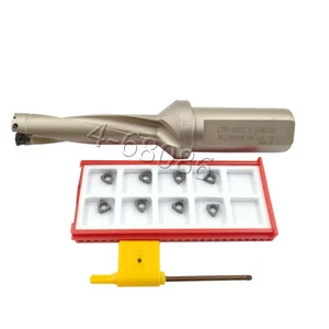 Taladro indexable WC-17.5-4D-C25 U 17.5 mm C25-4D + 5 PC WCMX030208-PM inserto - Imagen 1 de 12
