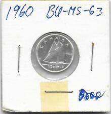 1960 CANADIAN 10 CENTS (VERY NICE) UNC