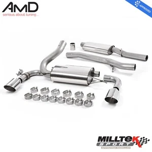Milltek MK3 Focus RS Exhaust System Cat Back Resonated Polished Tips SSXFD190 - Picture 1 of 8
