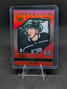 Brandt Clarke 2022-23 Upper Deck Series 2 Honor Roll Red Rainbow