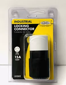 Hubbell Industrial Locking Connector Conector De Traba 15A 125V New - Picture 1 of 2