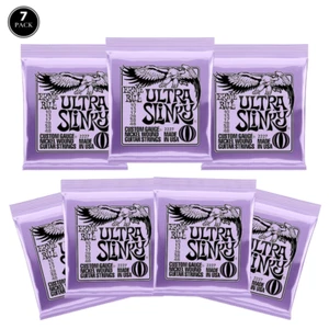 7 Sets Ernie Ball ULTRA SLINKY 10-48 Nickel Wound Electric Guitar Strings 2227 - Picture 1 of 7