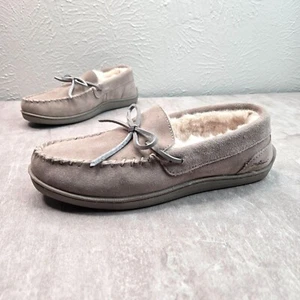 My Slippers Slipper Loafers Womens 8 Suede Fur Lined Southwestern Moccasin Shoes - Picture 1 of 12