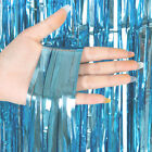 Metallic Tinsel Foil Fringe Curtains Party Decorations Backdrop Wall Decor 