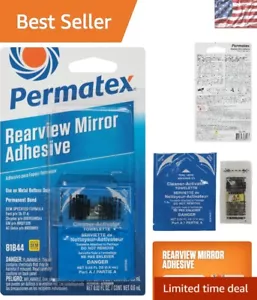 Secure Your Rearview Mirror with Professional Strength Adhesive - 0.32 Oz - Bild 1 von 6