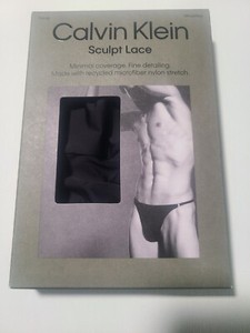 Calvin Klein - Mens - Sculpt Lace - Thong - Size M - Black