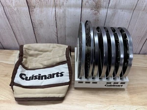 Set Of 7 Cuisinart DLC Food Processor Disc Blades Holder & Cover X2 X3 F X M FP - Picture 1 of 21
