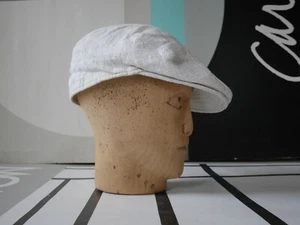 Gorro deslizante verbang 58 M 80 blanco Made in Italy TRUE VINTAGE 80s flat cap - Imagen 1 de 8