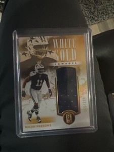 2023 panini gold standard micah parsons white gold # 56/299