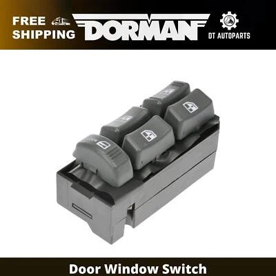 For 1995-2000 GMC Yukon Dorman Door Window Switch Front Left 1996 1997 1998 1999 - Image 1 of 4