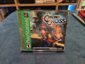 PS1 CHRONO CROSS Etiqueta de Seguridad Grandes Éxitos Nuevo Caja Abierta - Imagen 1 de 6